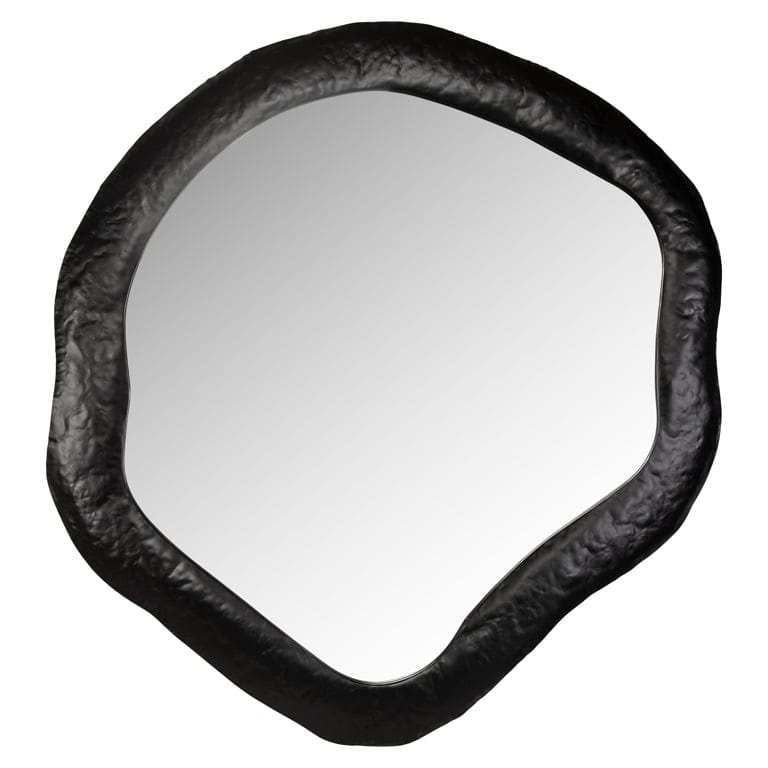 Richmond Interiors Lighting Mirror Babet black (Black) House of Isabella UK