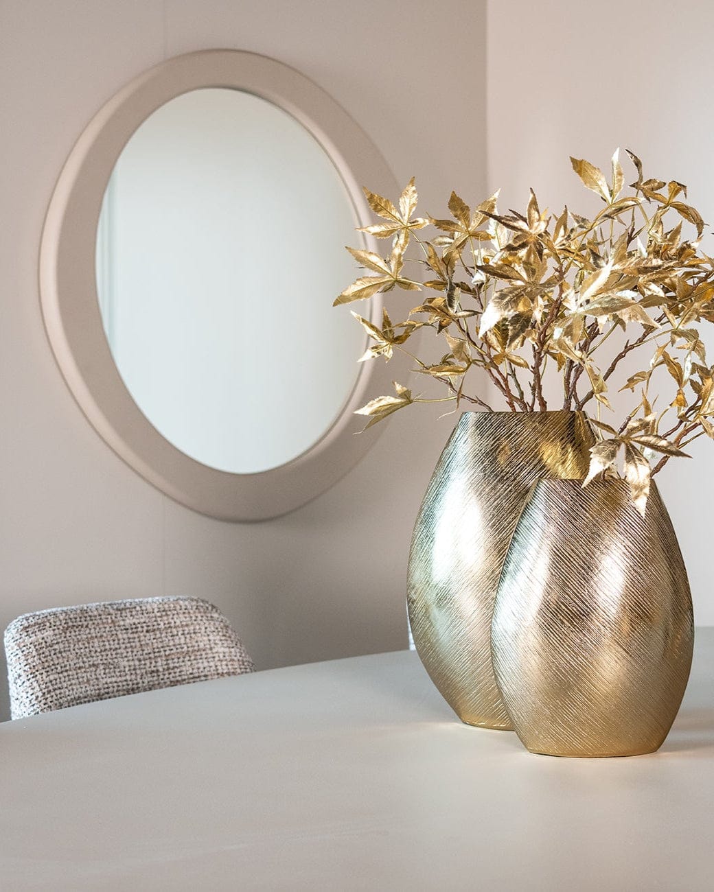 Richmond Interiors Lighting Mirror Clayton (Beige) House of Isabella UK