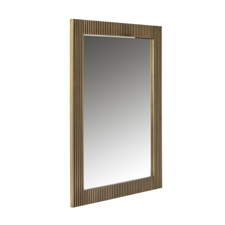 Richmond Interiors Lighting Mirror Ironville rectangular (Gold) House of Isabella UK