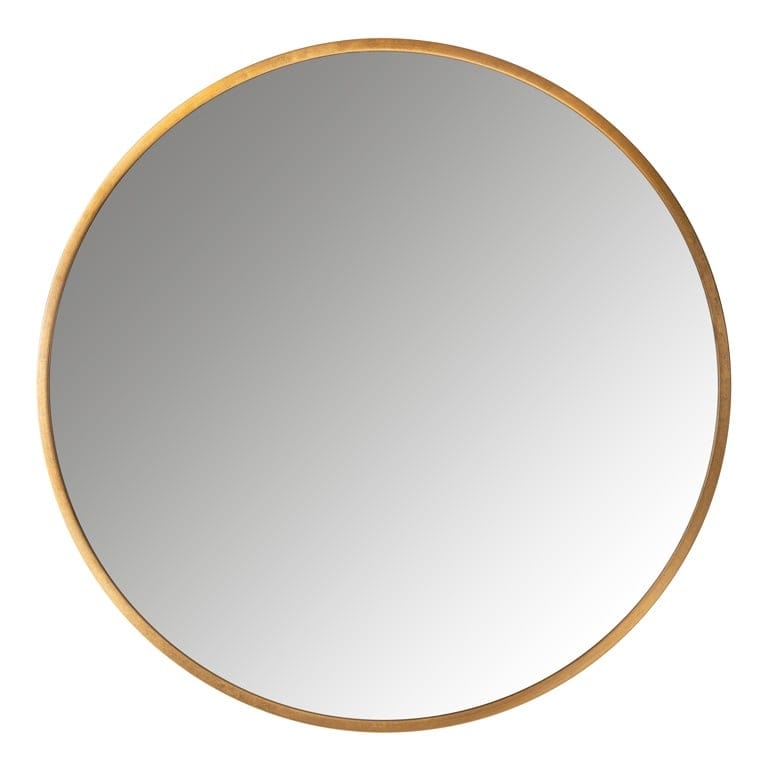 Richmond Interiors Lighting Mirror Maevy gold 110Ø (Gold) House of Isabella UK