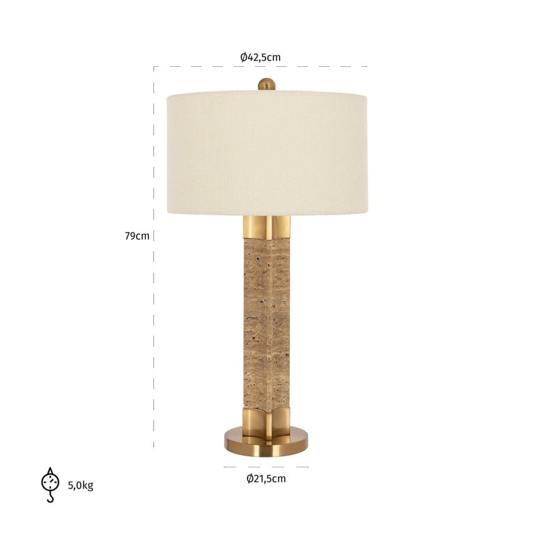 Richmond Interiors Lighting Table lamp Aaliyah House of Isabella UK