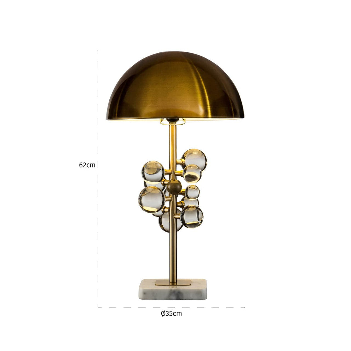Richmond Interiors Lighting Table lamp Bela bronze House of Isabella UK