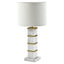Richmond Interiors Lighting Table lamp Celinae white including lampshade House of Isabella UK