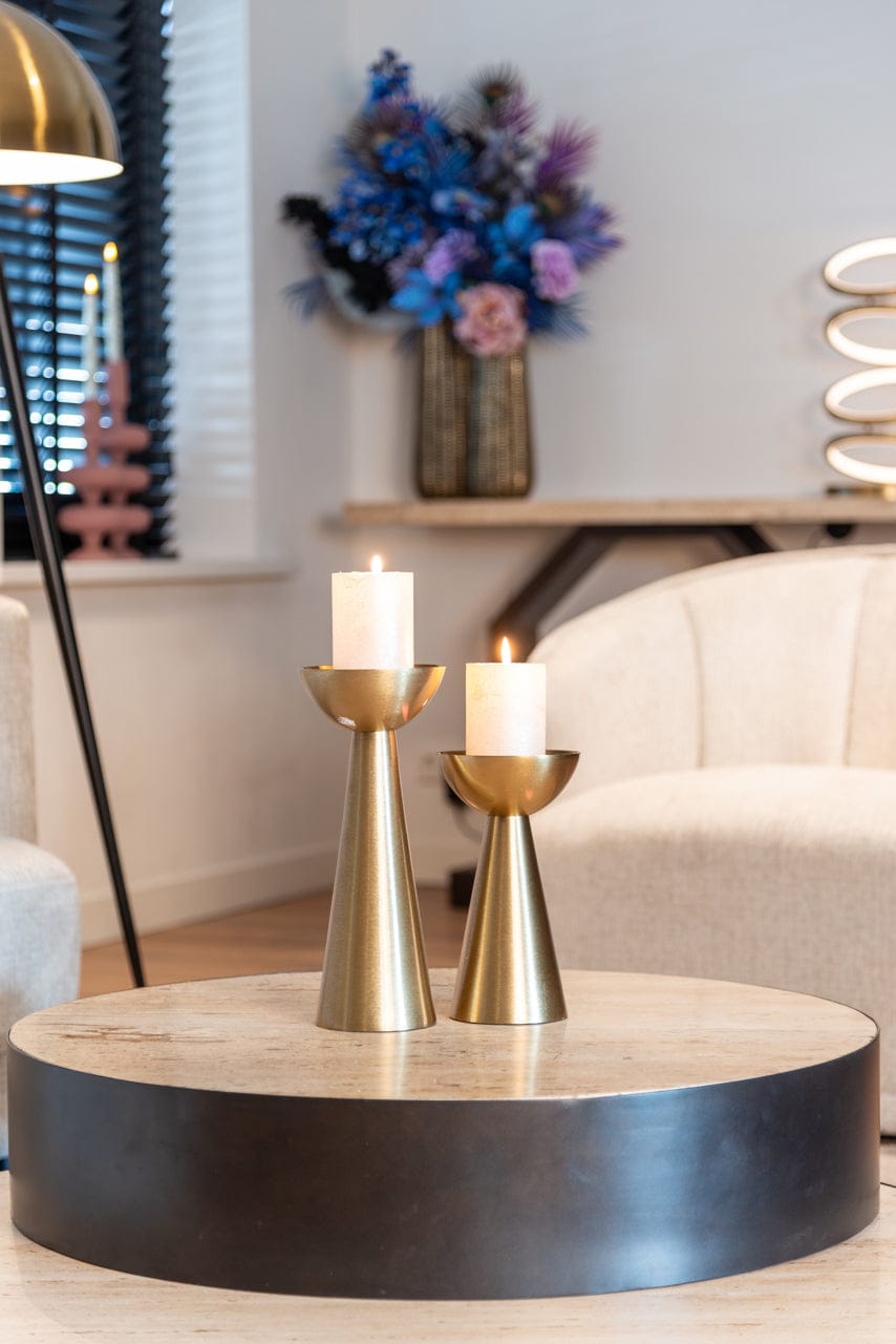 Richmond Interiors Lighting Table lamp Jaimin brushed gold House of Isabella UK