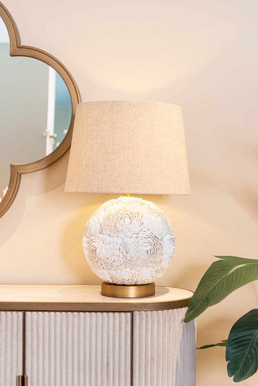 Richmond Interiors Lighting Table lamp Jamie white House of Isabella UK