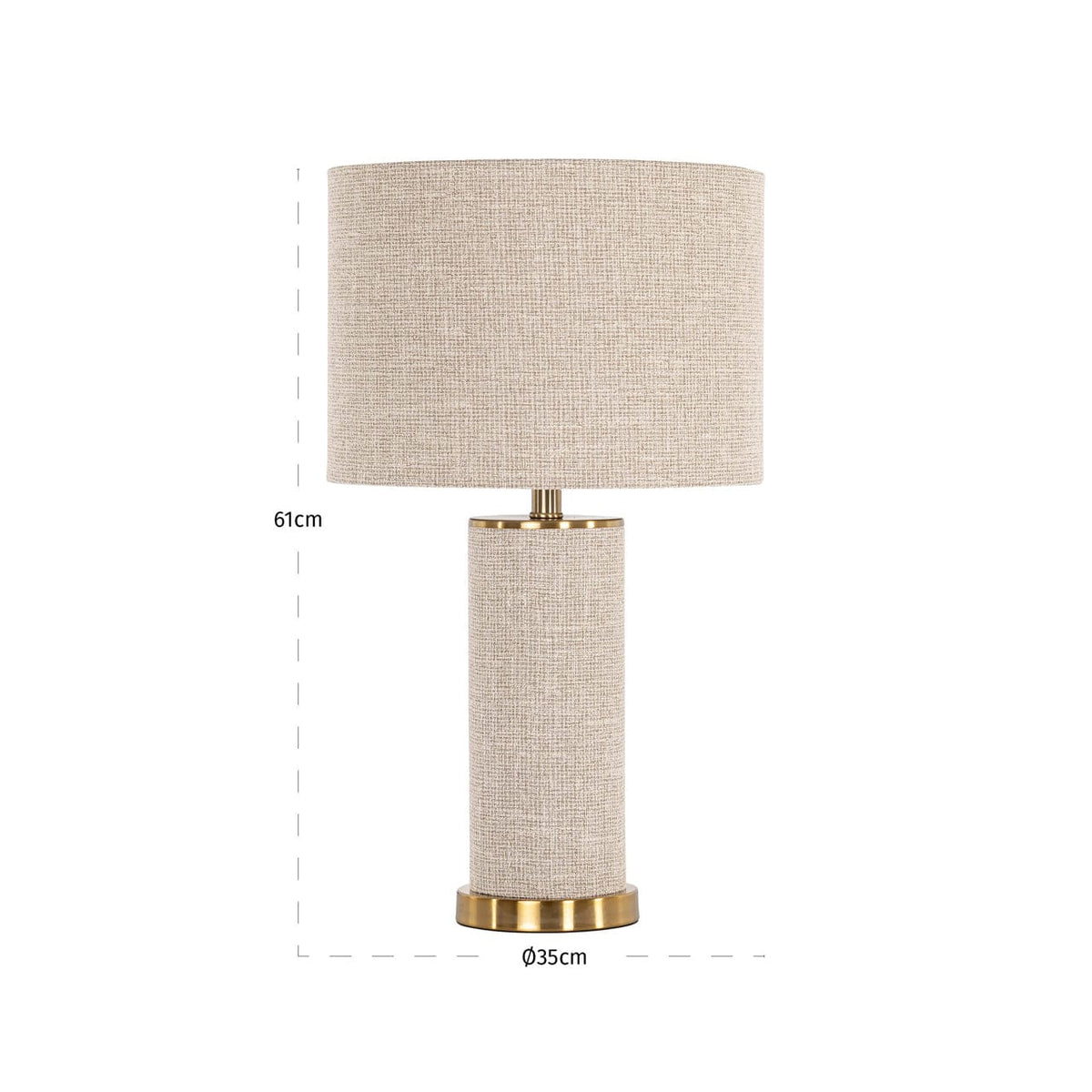 Richmond Interiors Lighting Table lamp Joline beige House of Isabella UK