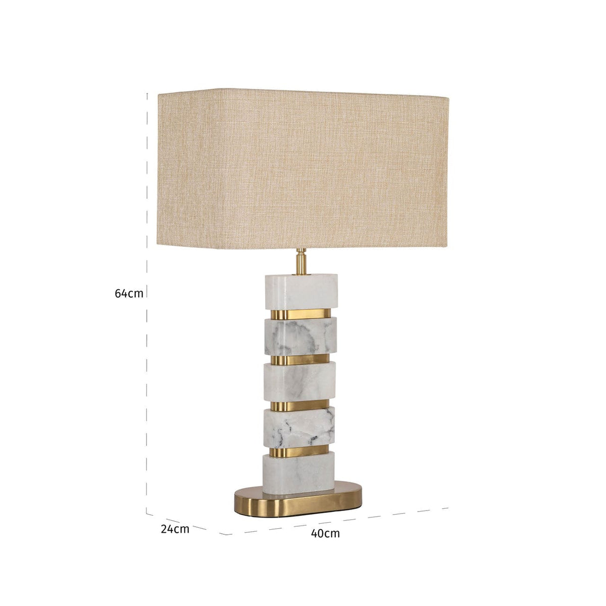 Richmond Interiors Lighting Table lamp Lenore gold House of Isabella UK