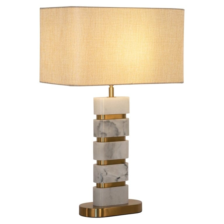 Richmond Interiors Lighting Table lamp Lenore incl. lampshade (Gold) House of Isabella UK