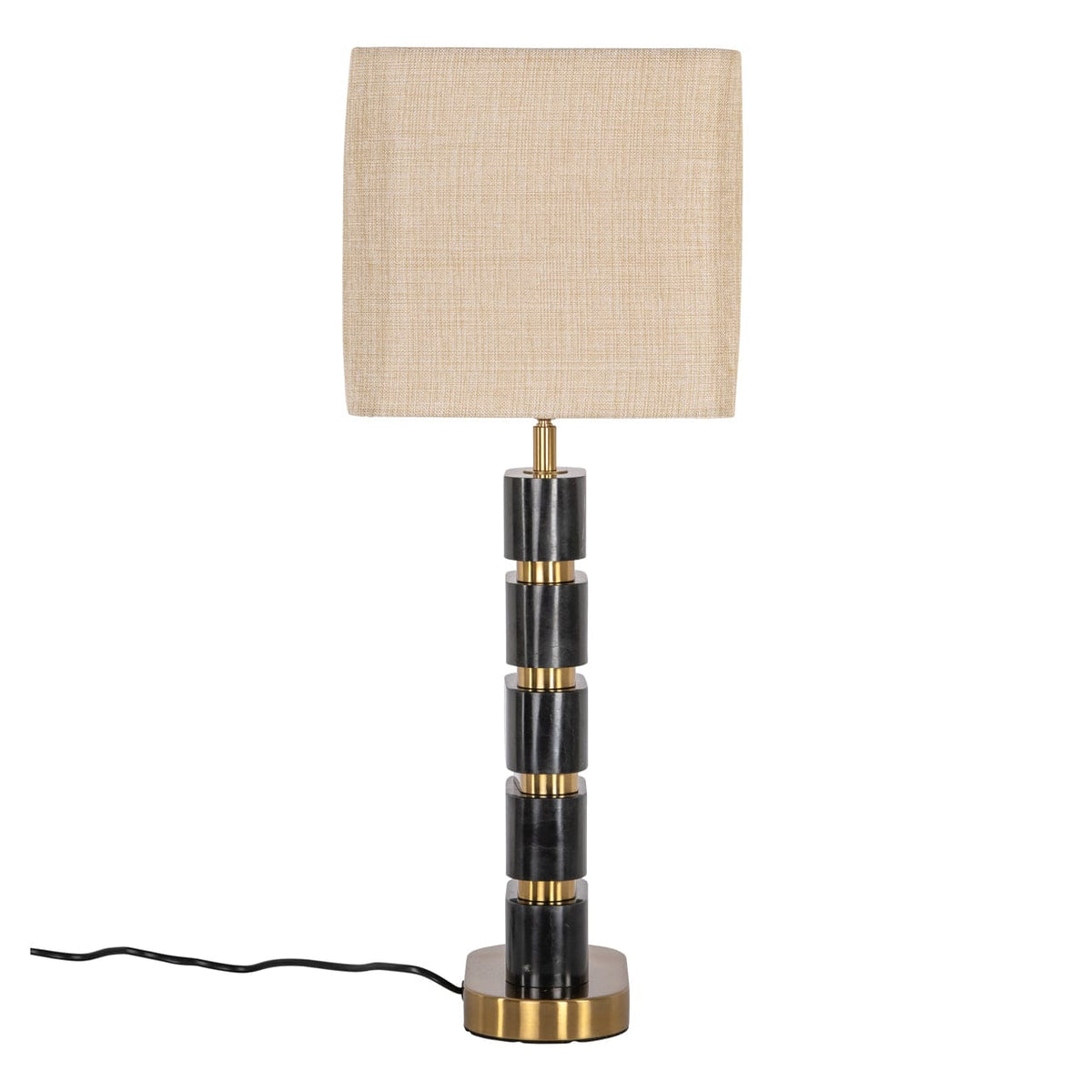 Richmond Interiors Lighting Table lamp Levina black/gold House of Isabella UK