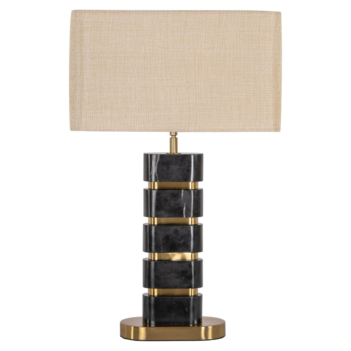 Richmond Interiors Lighting Table lamp Levina black/gold House of Isabella UK