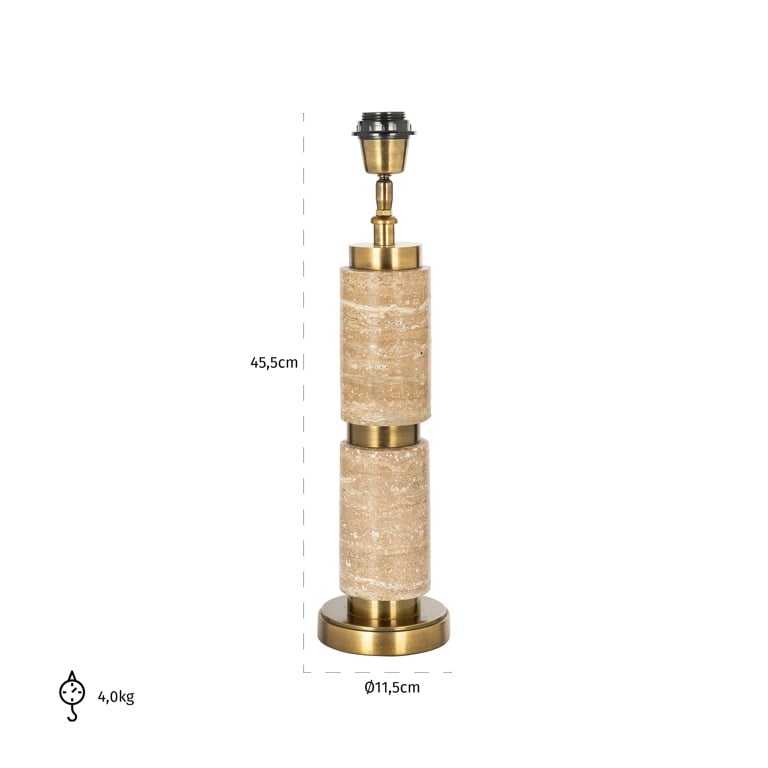 Richmond Interiors Lighting Table lamp Lis (Gold) House of Isabella UK