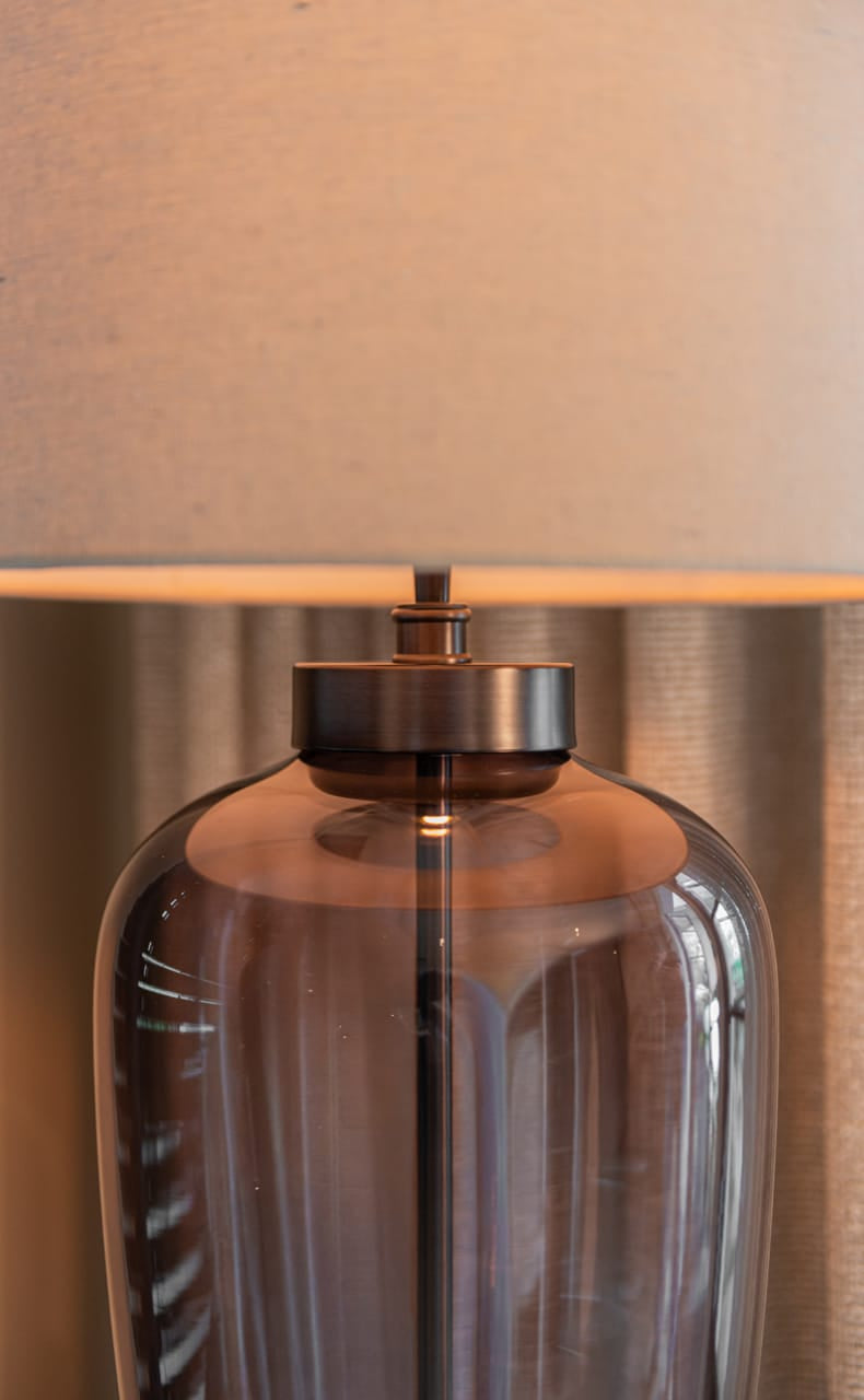 Richmond Interiors Lighting Table lamp Monsoe smoke House of Isabella UK