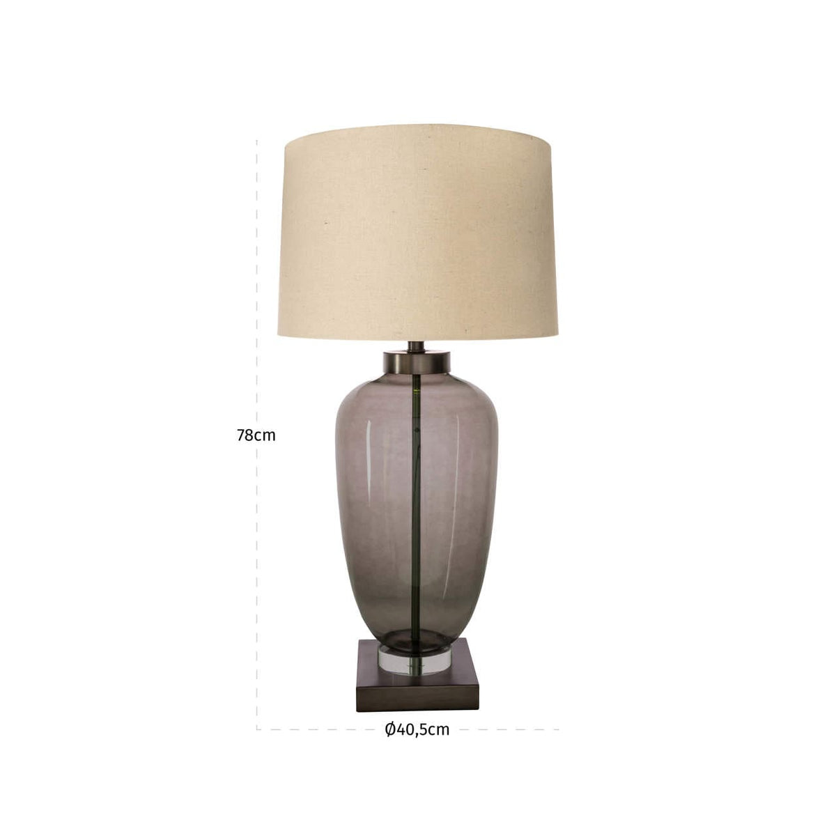 Richmond Interiors Lighting Table lamp Monsoe smoke House of Isabella UK