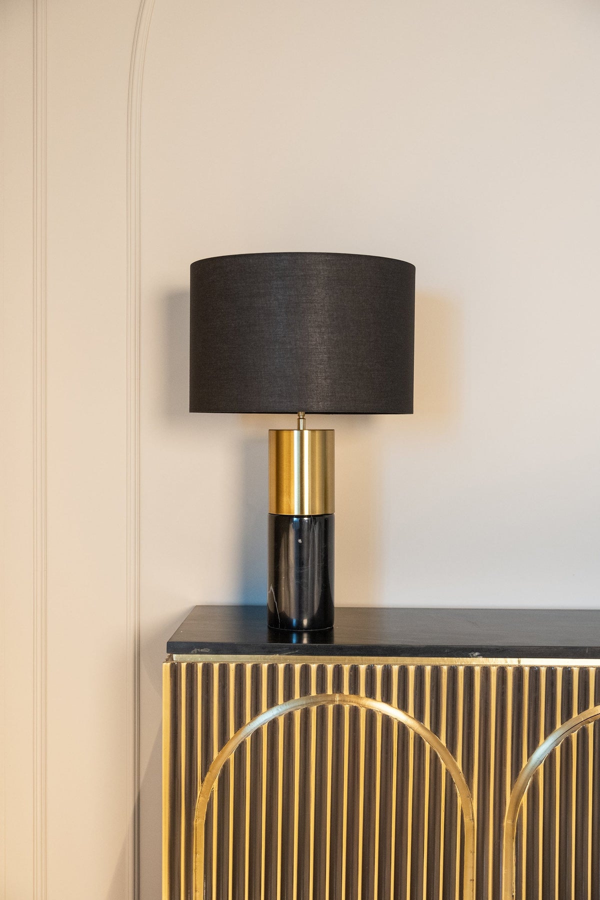 Richmond Interiors Lighting Table Lamp Nyo (Black) House of Isabella UK