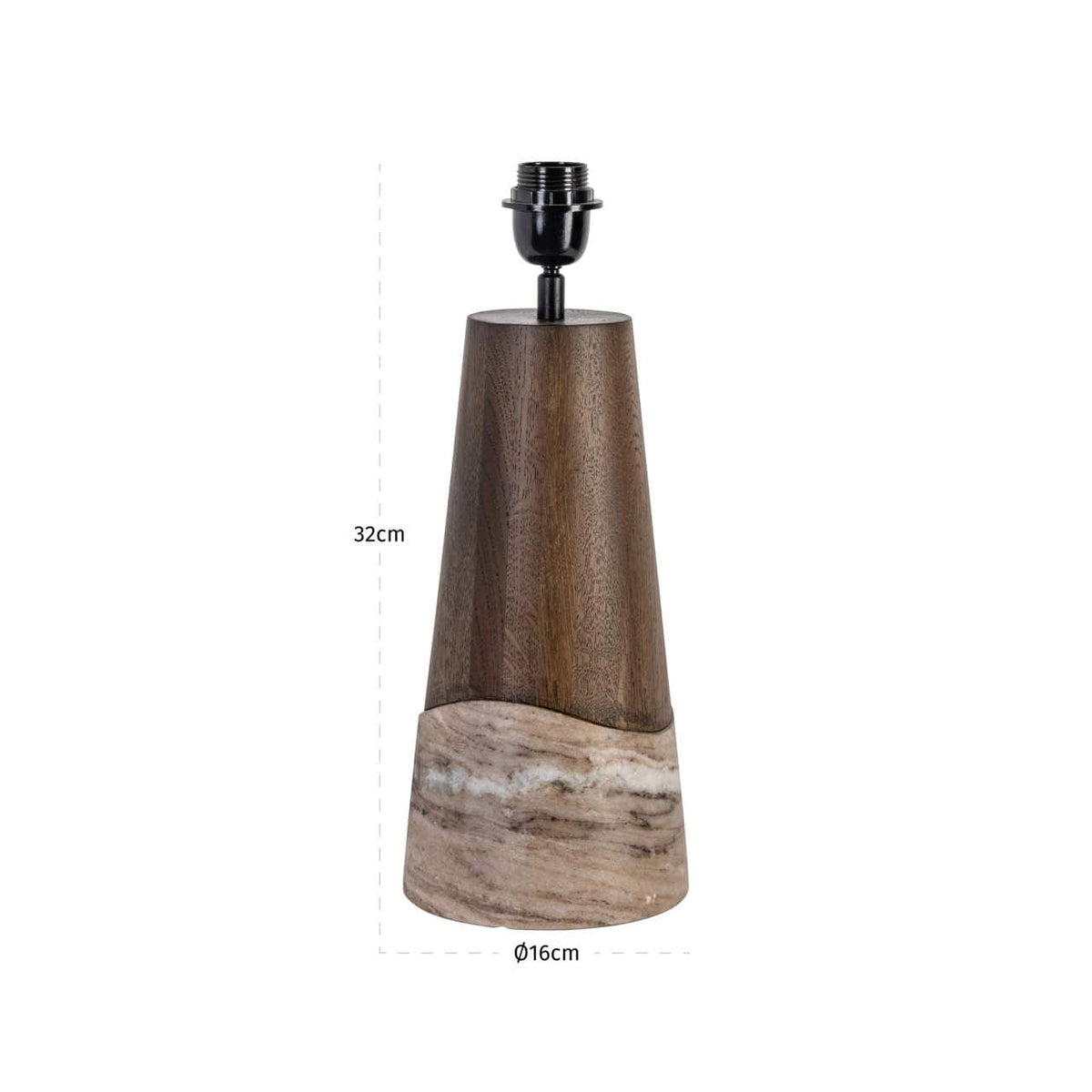 Richmond Interiors Lighting Table lamp Peyton Smoked charchoal House of Isabella UK