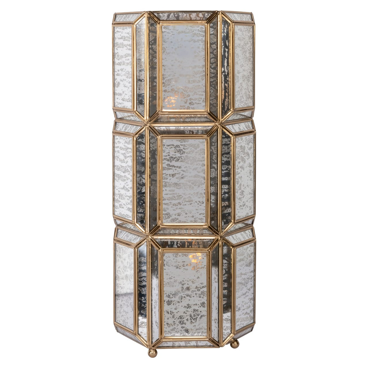 Richmond Interiors Lighting Table lamp Yael brass antique House of Isabella UK