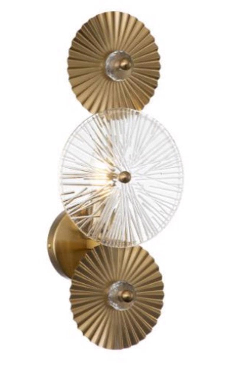 Richmond Interiors Lighting Wall lamp Aidan brushed gold House of Isabella UK