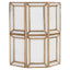 Richmond Interiors Lighting Wall lamp Amara brass antique House of Isabella UK