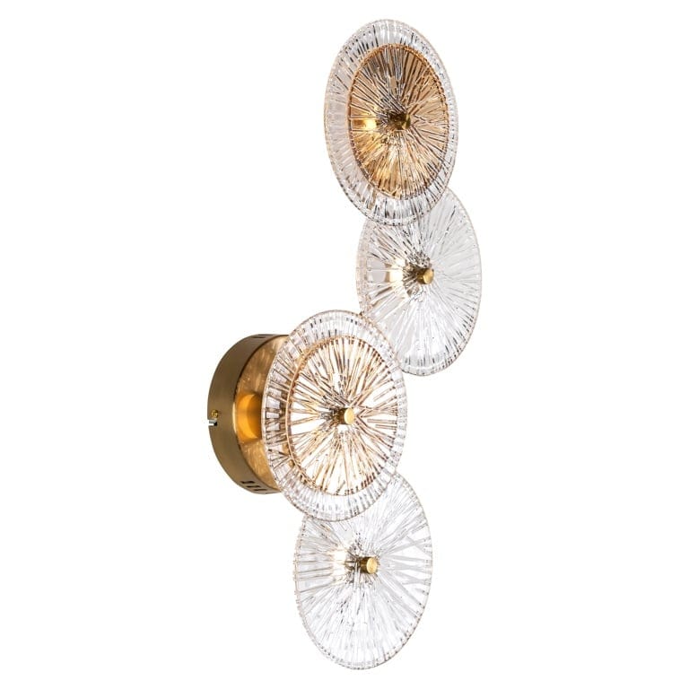 Richmond Interiors Lighting Wall lamp Linzi (Brushed Gold) House of Isabella UK