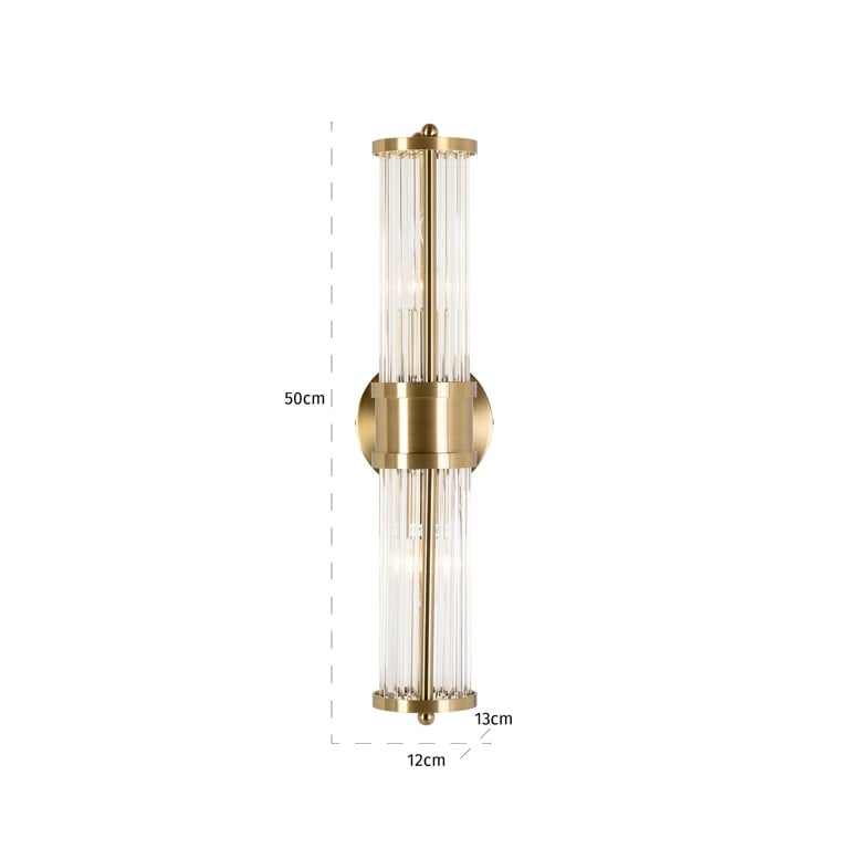 Richmond Interiors Lighting Wall lamp Lyan (Brushed Gold) House of Isabella UK