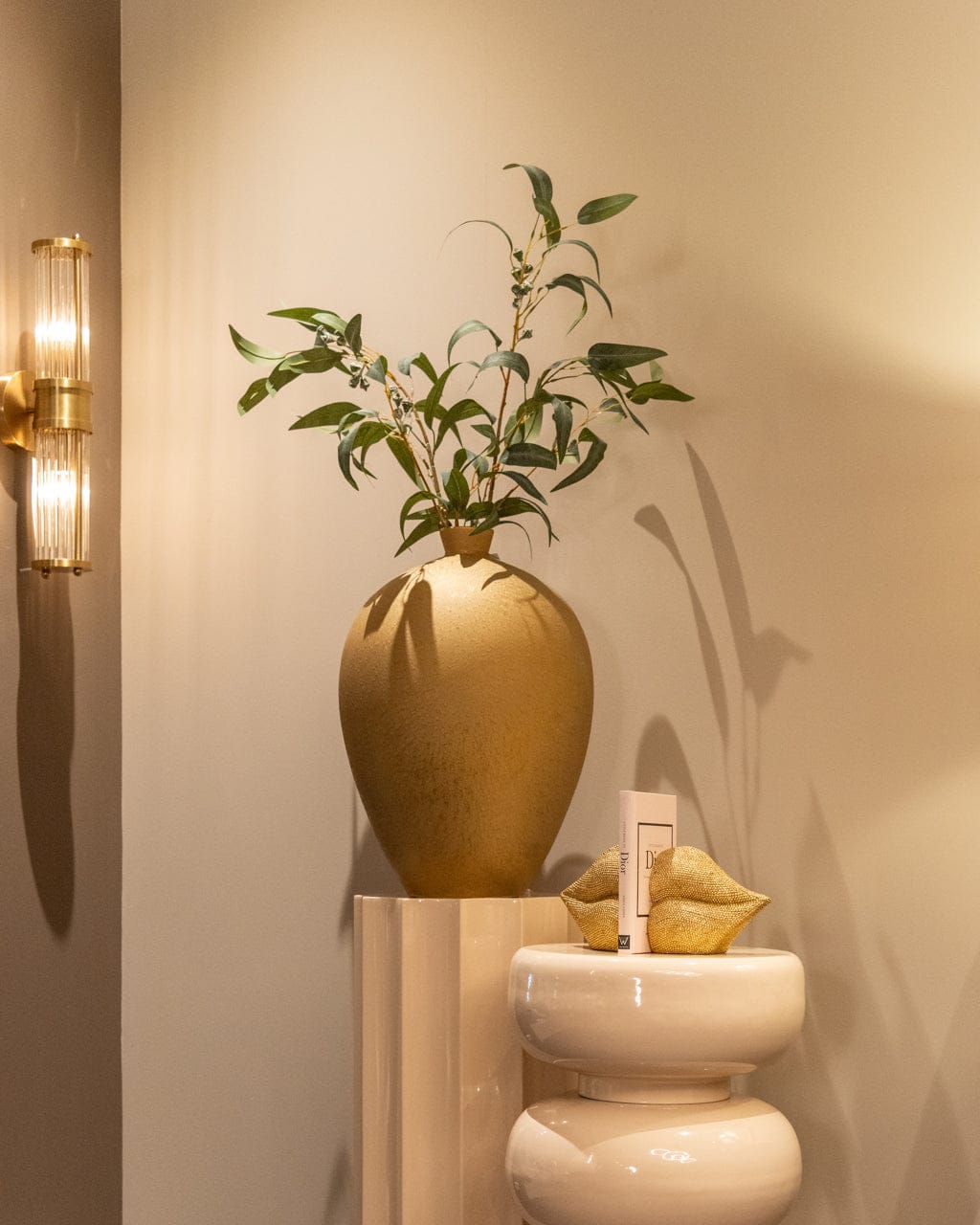 Richmond Interiors Lighting Wall lamp Lyan brushed gold House of Isabella UK