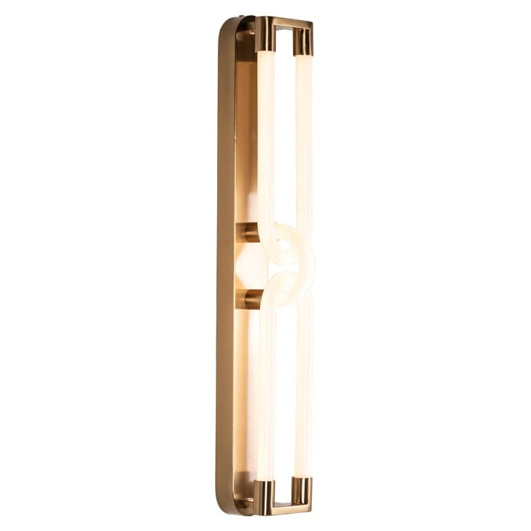 Richmond Interiors Lighting Wall lamp Lysa (Brushed Gold) House of Isabella UK