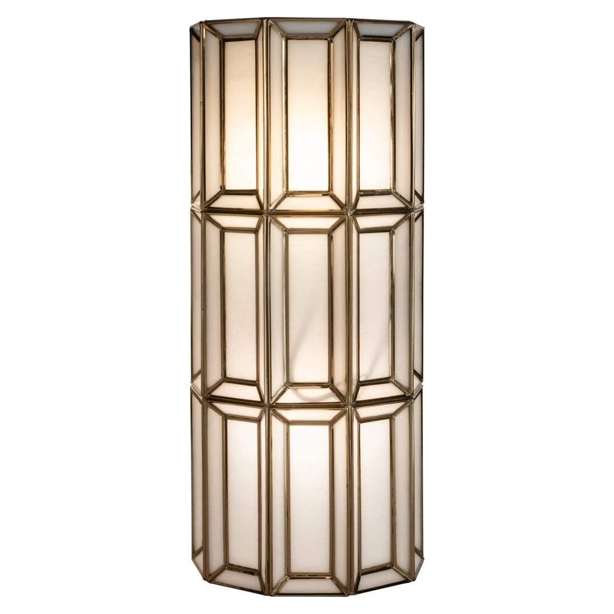 Richmond Interiors Lighting Wall lamp Opal brass antique House of Isabella UK