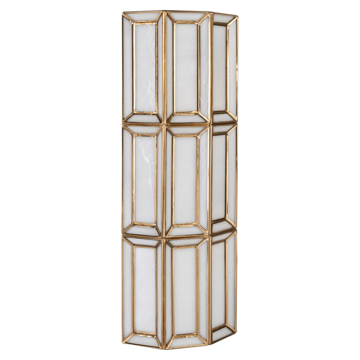 Richmond Interiors Lighting Wall lamp Opal brass antique House of Isabella UK