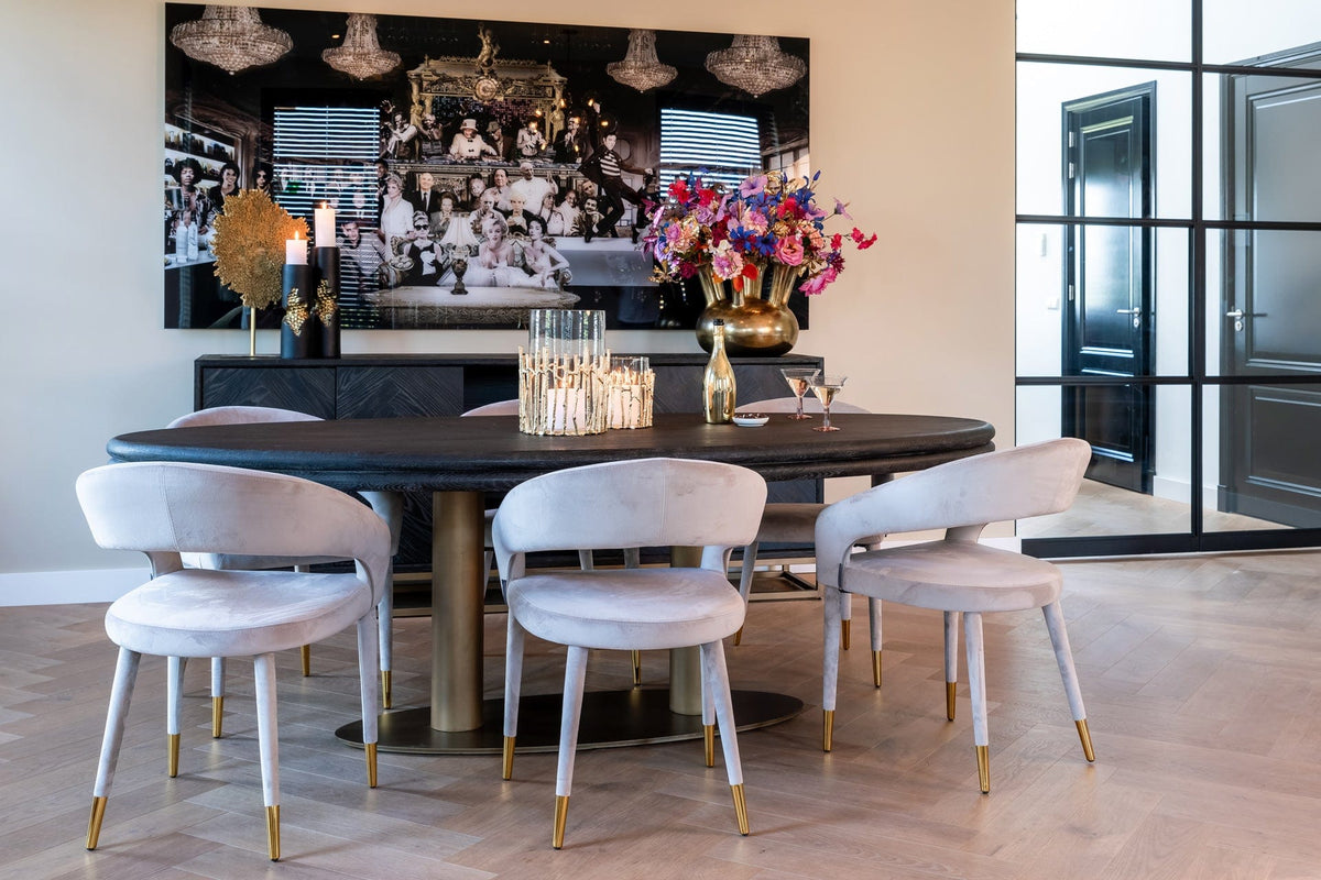 Richmond Interiors Living Arm chair Gia Khaki velvet Fire retardant House of Isabella UK