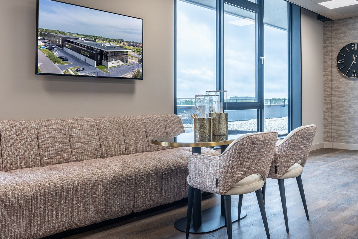 Richmond Interiors Living Arm chair Giovanna trendy nature/quartz khaki fire retardant (Be Trendy 01 Nature) House of Isabella UK