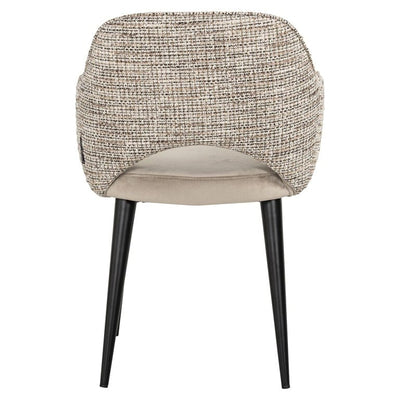 Richmond Interiors Living Arm chair Giovanna trendy nature/quartz khaki fire retardant (Be Trendy 01 Nature) House of Isabella UK