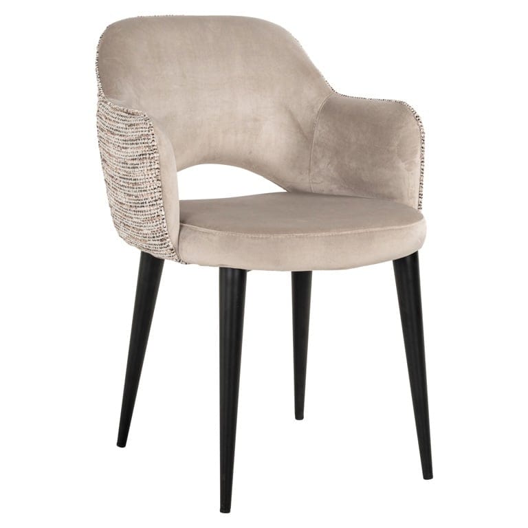 Arm chair Giovanna trendy nature/quartz khaki fire retardant (Be Trendy 01 Nature).