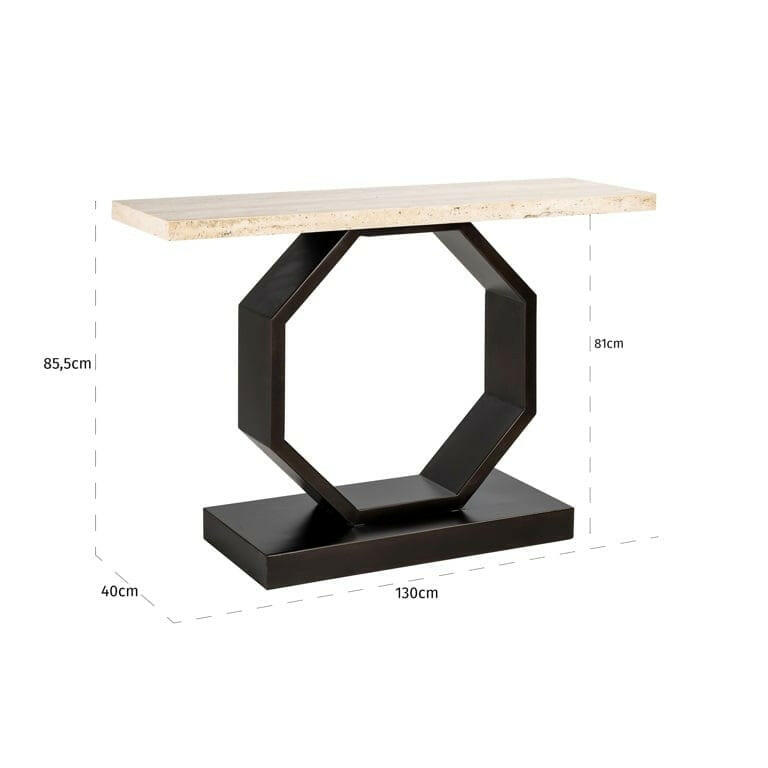 Avalon console table (Bronze).