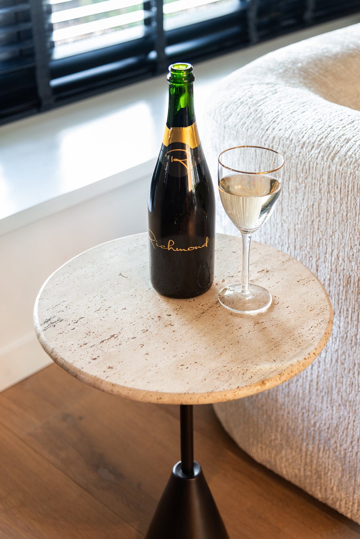 Richmond Interiors Living Avalon round side table (Bronze) House of Isabella UK