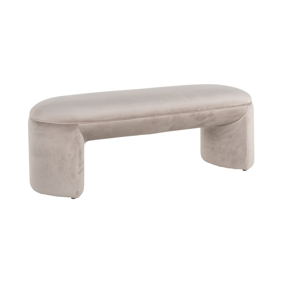 Richmond Interiors Living Bench Fargo khaki velvet House of Isabella UK