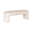 Richmond Interiors Living Bench Fargo white chenille House of Isabella UK