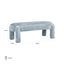 Richmond Interiors Living Bench Holly light blue chenille House of Isabella UK