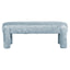 Richmond Interiors Living Bench Holly light blue chenille House of Isabella UK