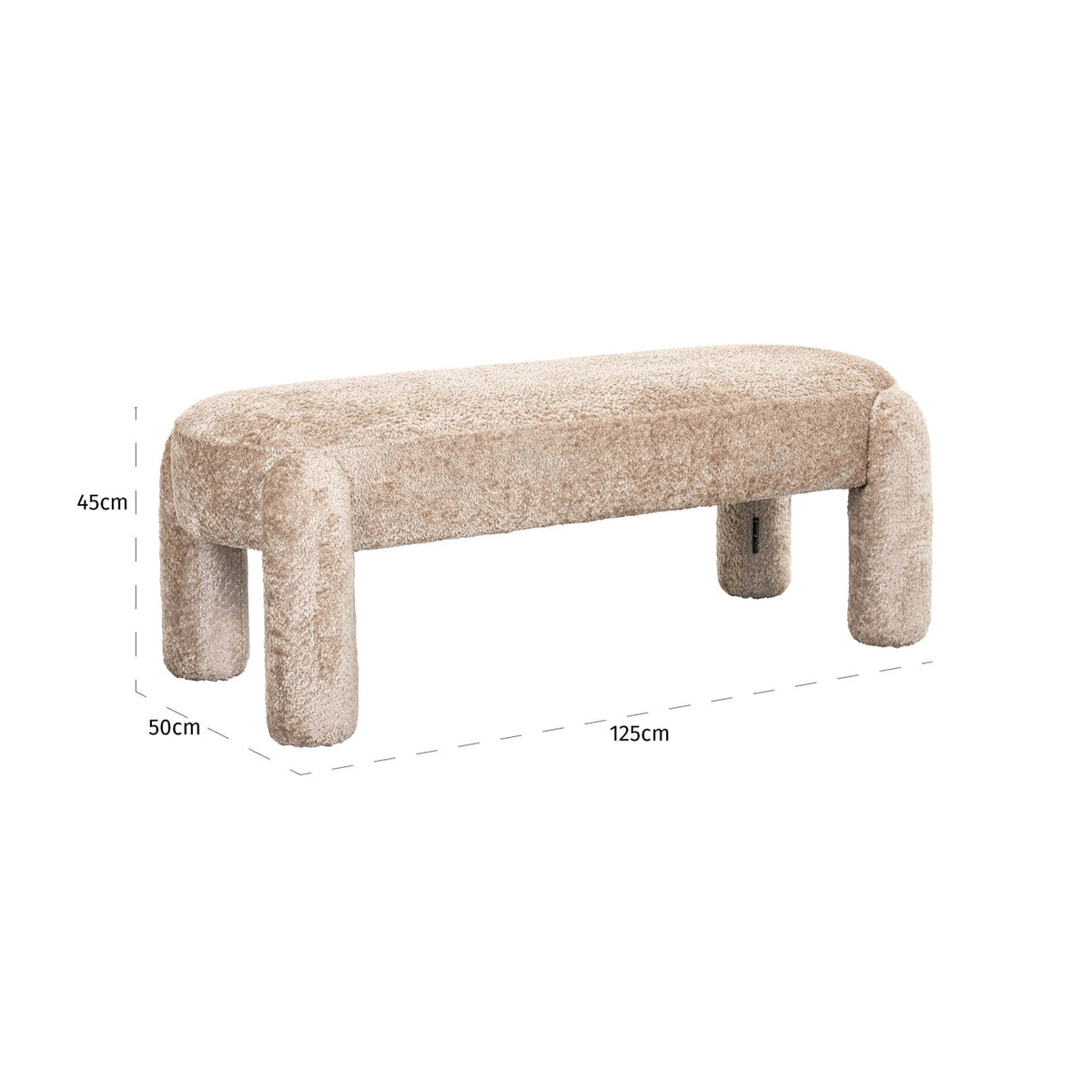 Richmond Interiors Living Bench Holly sheep natural House of Isabella UK