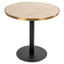 Richmond Interiors Living Bistro table Brazza beige 80Ø House of Isabella UK