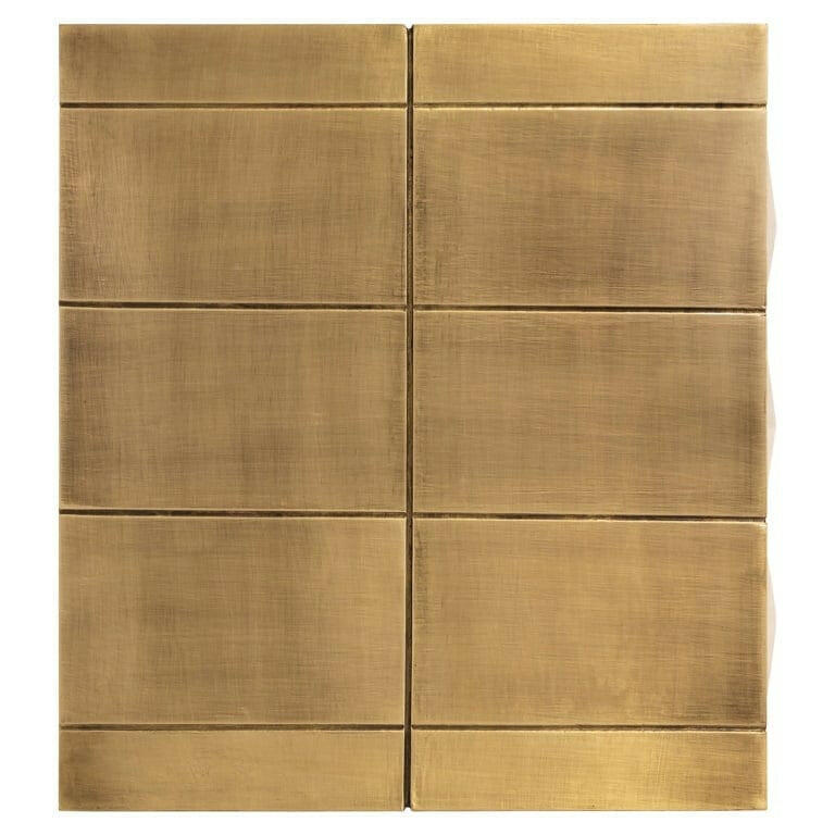 Cabinet Collada 3-drawers (Brushed Gold).