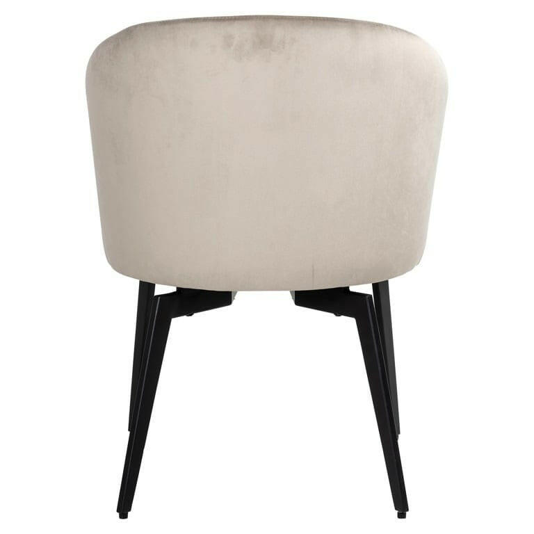 Chair Amphara khaki velvet (FR-Quartz 903 Khaki).