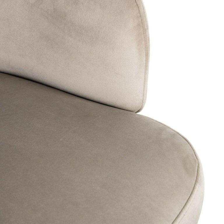 Chair Amphara khaki velvet (FR-Quartz 903 Khaki).