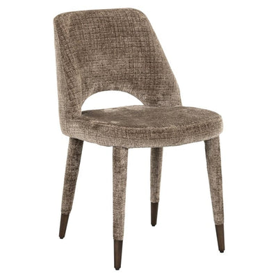 Richmond Interiors Living Chair Cecilia stone chenille fire retardant (Niagara 104 Stone Chenille) House of Isabella UK