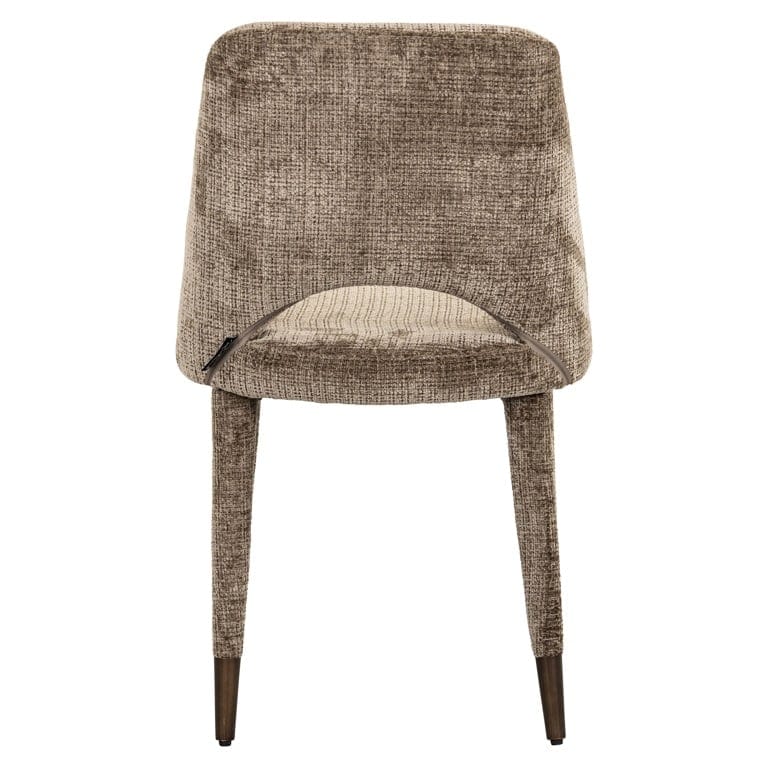 Richmond Interiors Living Chair Cecilia stone chenille fire retardant (Niagara 104 Stone Chenille) House of Isabella UK