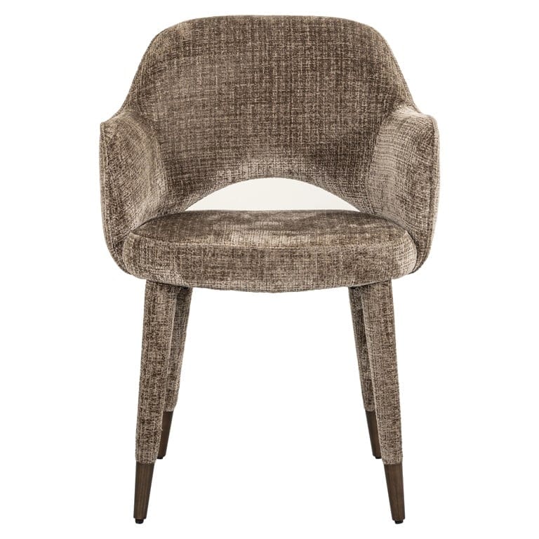Chair Donnatella stone chenille fire retardant (Niagara 104 Stone Chenille).