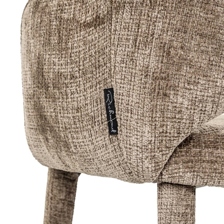 Chair Donnatella stone chenille fire retardant (Niagara 104 Stone Chenille).