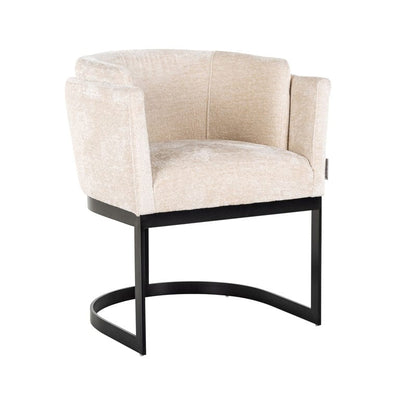 Richmond Interiors Living Chair Emerson White Chenille (Bergen 900 White Chenille) House of Isabella UK