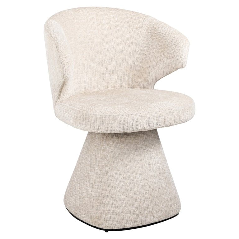 Chair Gatsbi beige chenille fire retardant (Niagara 902 beige).