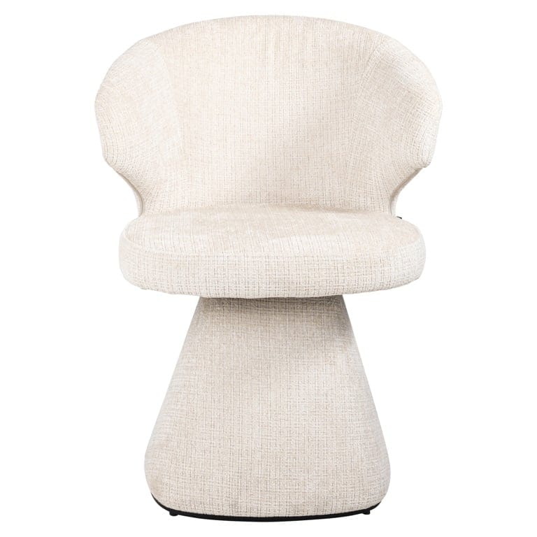 Chair Gatsbi beige chenille fire retardant (Niagara 902 beige).